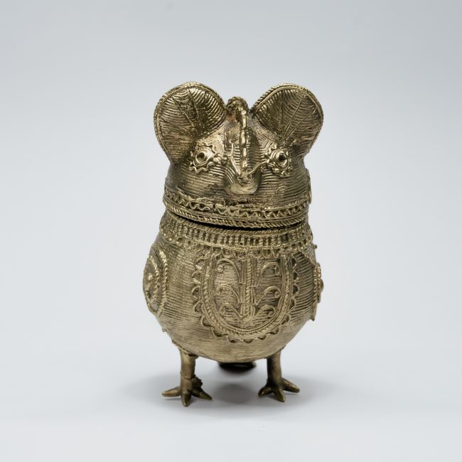 Handcrafted Dhokra Metal Owl Box