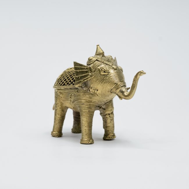 Handcrafted Dhokra Metal Medium Elephant
