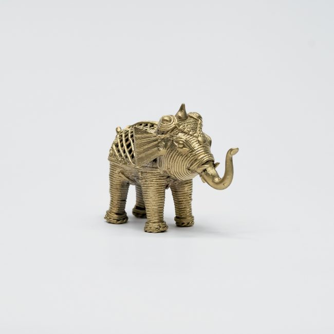 Handcrafted Dhokra Metal Small Elephant