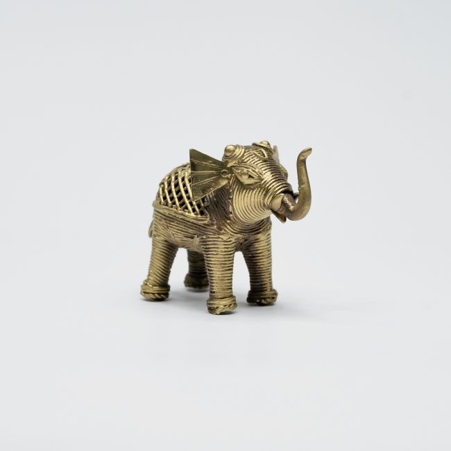 Handcrafted Dhokra Metal Tiny Elephant