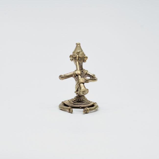 Handcrafted Dhokra Metal Seatting Musician