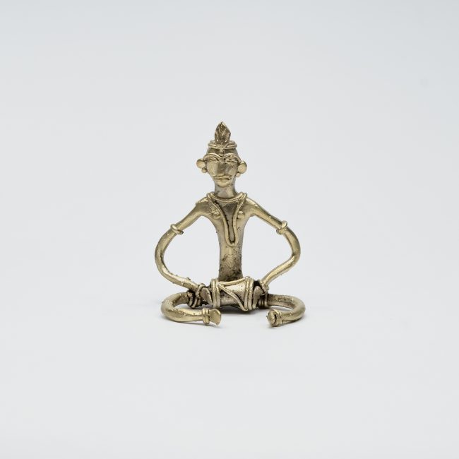 Handcrafted Dhokra Metal Seatting Musician