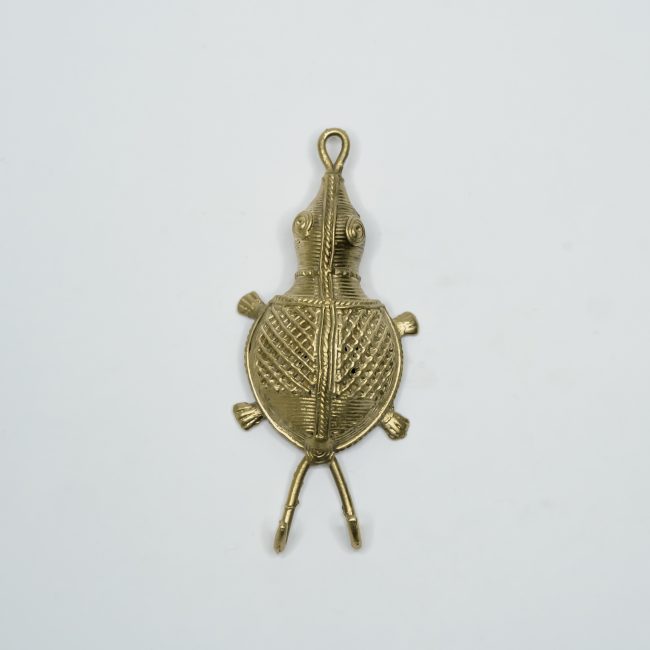 Handcrafted Dhokra Metal Tortoise Key Hanger