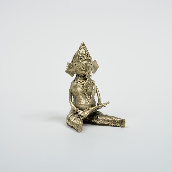 Handcrafted Dhokra Metal Musical Ganesh