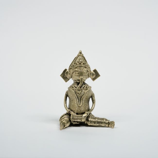 Handcrafted Dhokra Metal Musical Ganesh