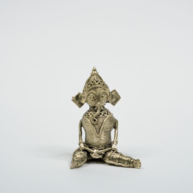 Handcrafted Dhokra Metal Musical Ganesh