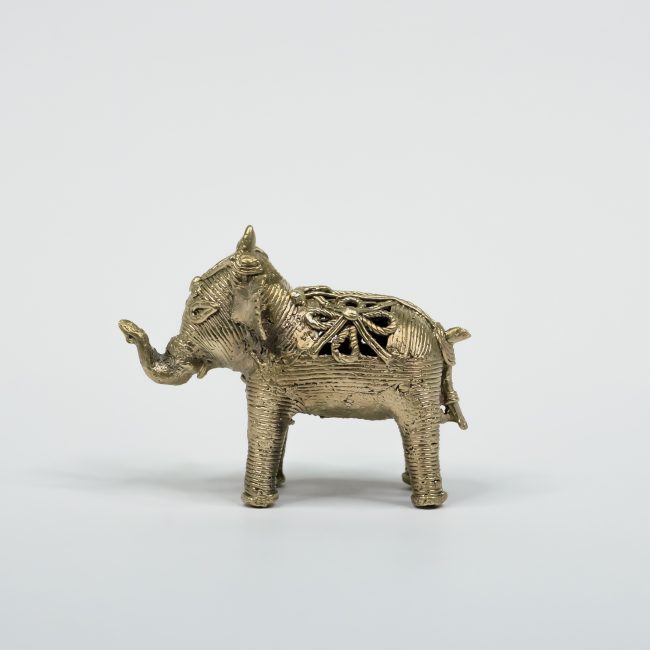 Handcrafted Dhokra Metal Small Elephant