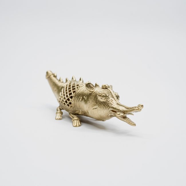 Handcrafted Dhokra Metal Crocodile