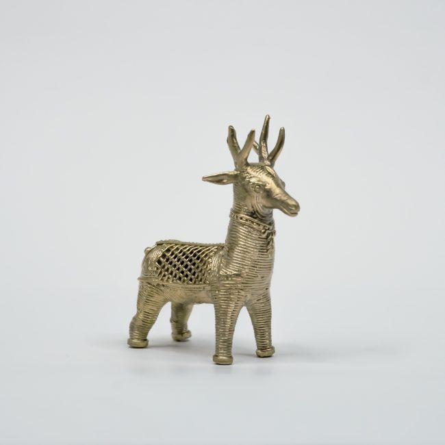 Handcrafted Dhokra Metal Deer