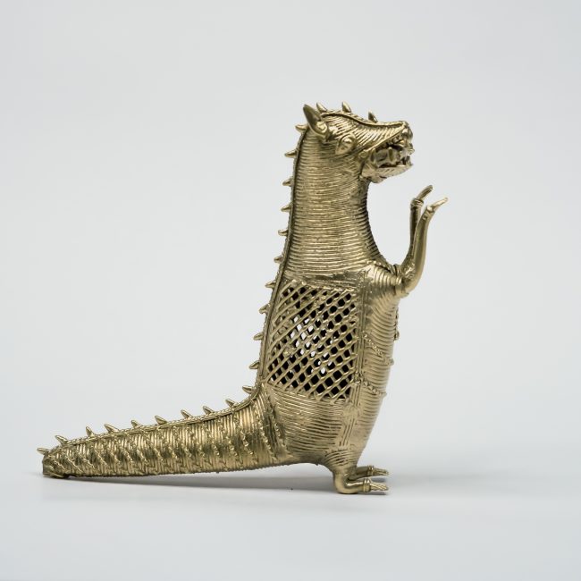 Handcrafted Dhokra Metal Dinosaur