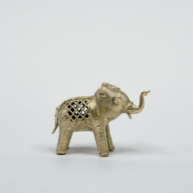 Handcrafted Dhokra Metal Small Elephant