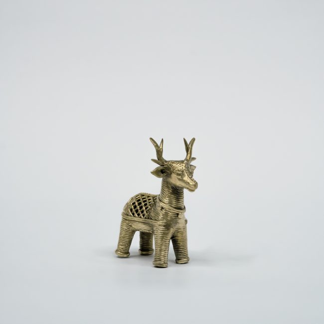 Handcrafted Dhokra Metal Tiny Deer