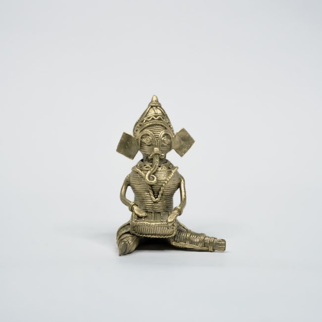 Handcrafted Dhokra Metal Musical Ganesh
