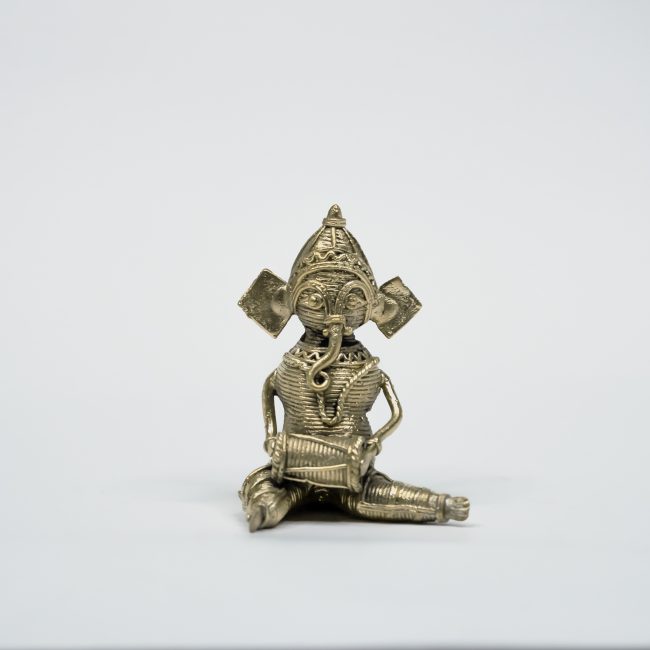 Handcrafted Dhokra Metal Musical Ganesh