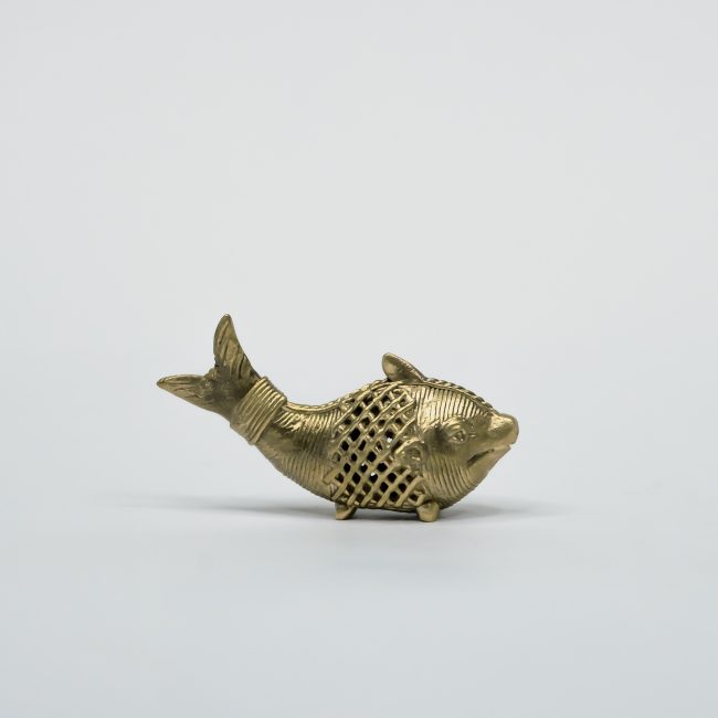 Handcrafted Dhokra Metal Small Fish