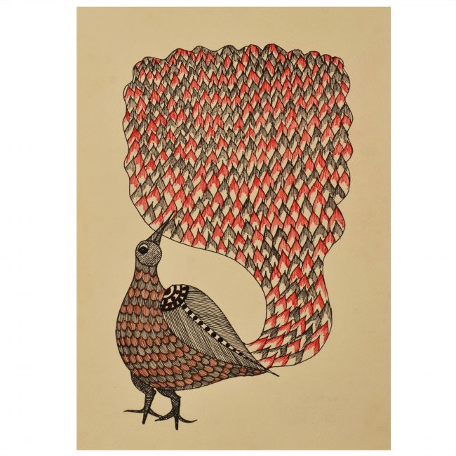 Handcrafted Gond Paper Painting