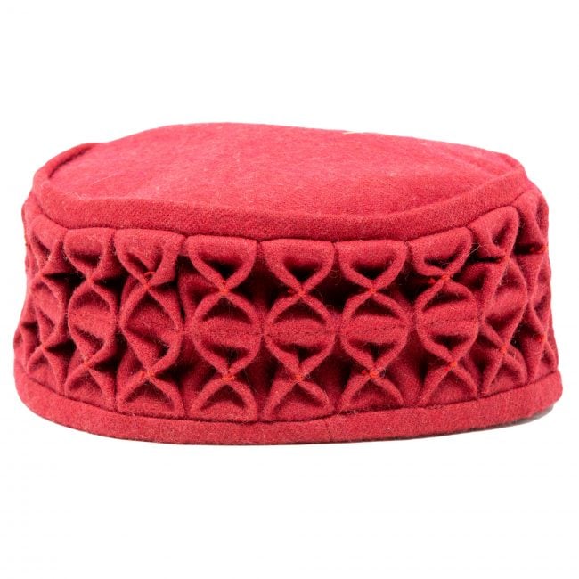 Maroon Afgani Cap