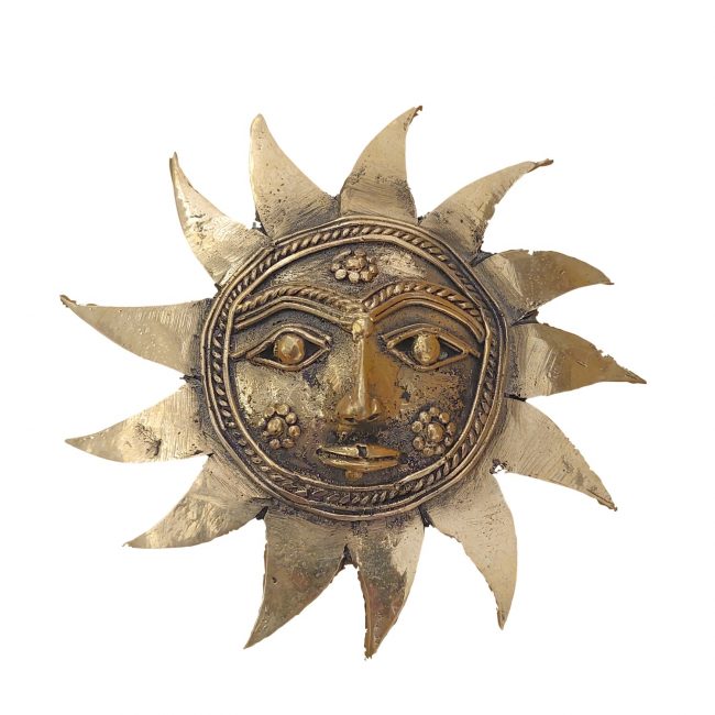 Handcrafted Bell Metal Sun Mask