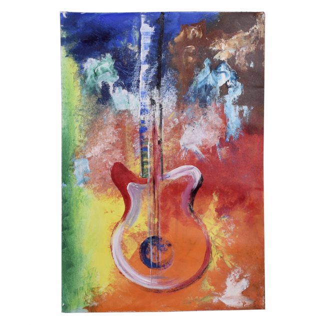 Handmade Multicolor Canvas Painting