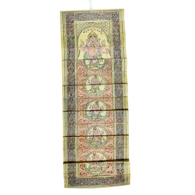 Palm Leaf Engraved Pattachitra Tree of Life Tribal Painting