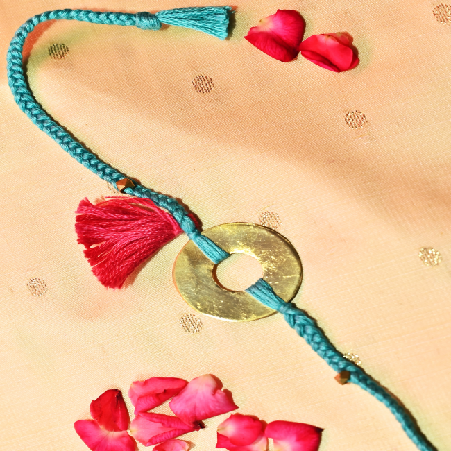 Exclusive Hand Made Hand Crafted Dhokra Metal Rakhi