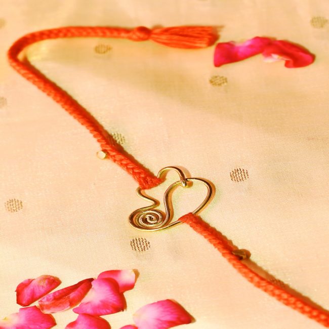 Exclusive Hand Made Hand Crafted Dhokra Metal Rakhi