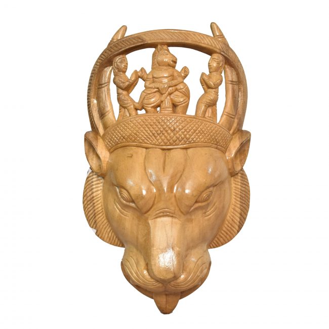 Handcrafted Multicolor Wooden Mask