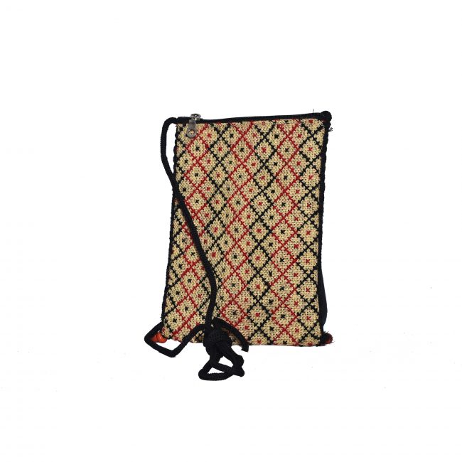 Handmade Multicolor Jute Sling Bag