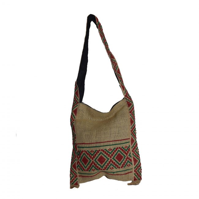 Handmade Multicolor Jute Bag