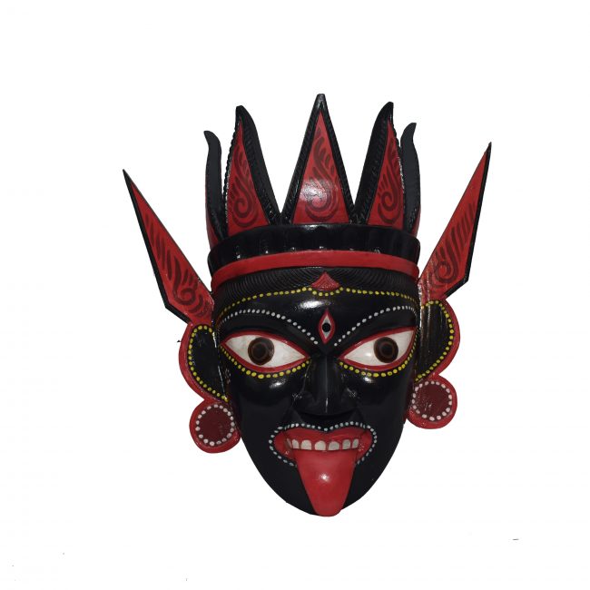 Handcrafted Multicolor Wooden Mask