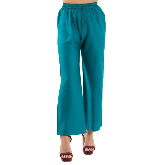 Cotton Green Plazo - Small
