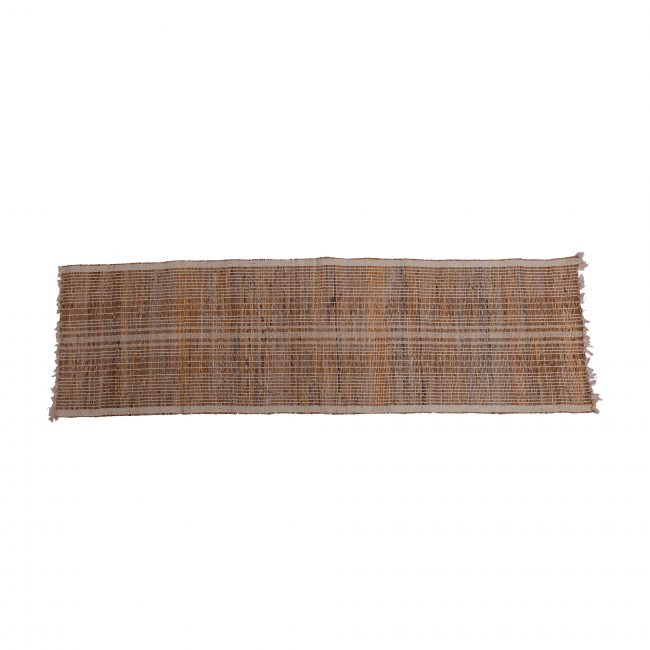 Handcrafted Banana Fiber Table Runner – Dyed Warp & Natural Weft (Tribal Made, Eco-Friendly) | Tribes India