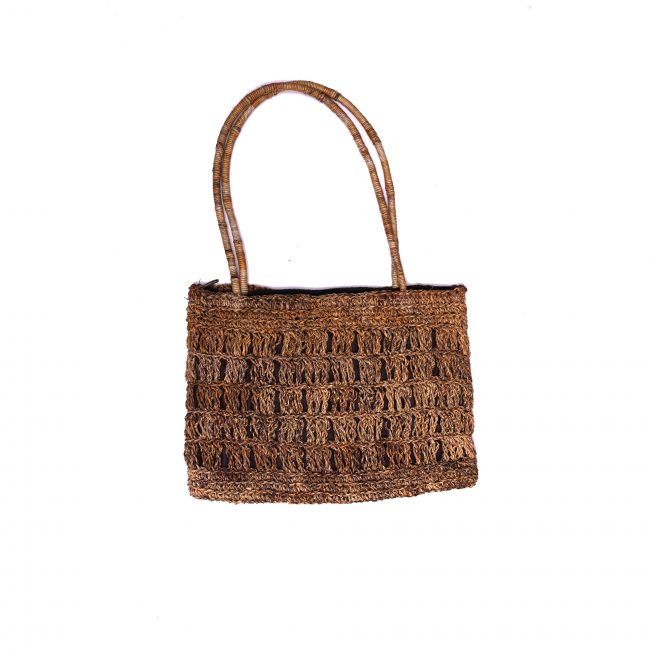 Banana Fiber Handcrafted French Tote Bag – Eco-Friendly Tribal Fashion | Tribes India