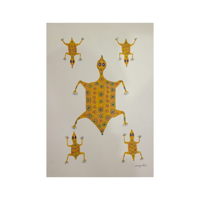 Handmade Multicolor Bhil Paper Painting