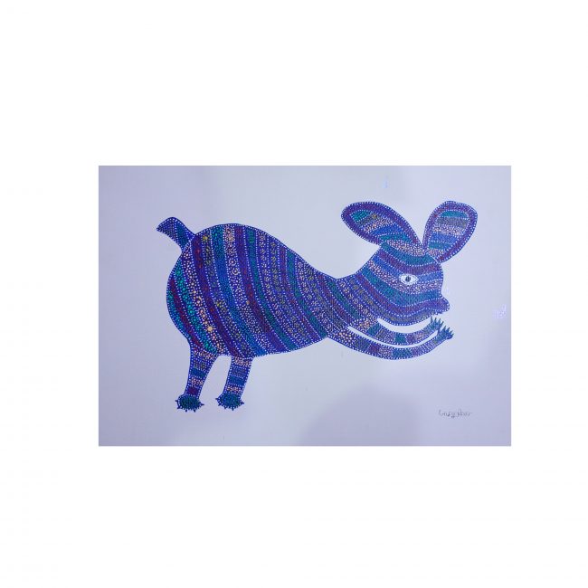 Handmade Multicolor Bhil Paper Painting