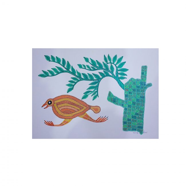 Handmade Multicolor Bhil Paper Painting
