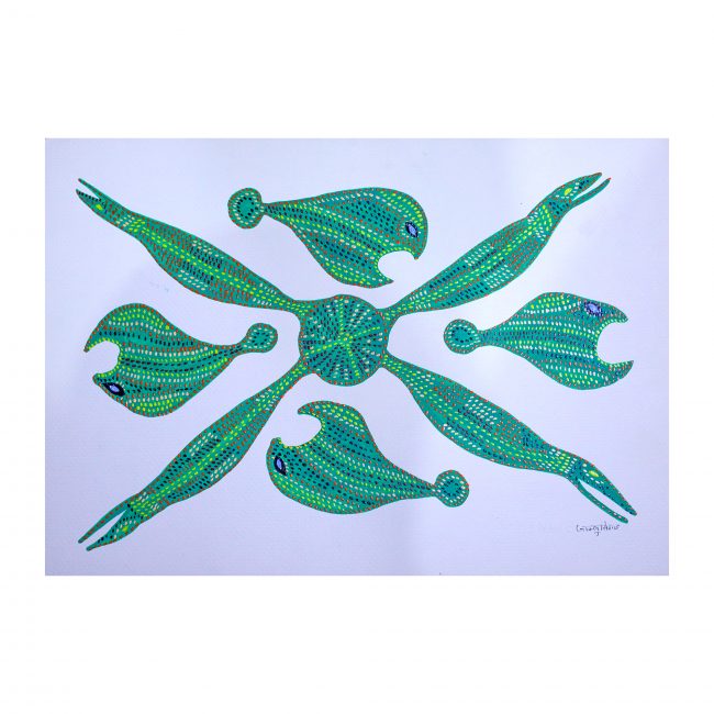 Handmade Multicolor Gond Paper Painting