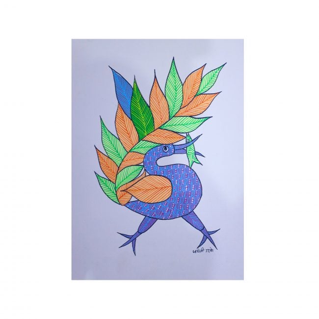 Handmade Multicolor Gond Paper Painting