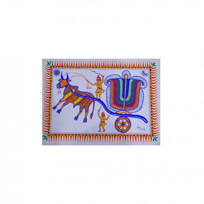Gond Paper Paintings (14*10 inches)