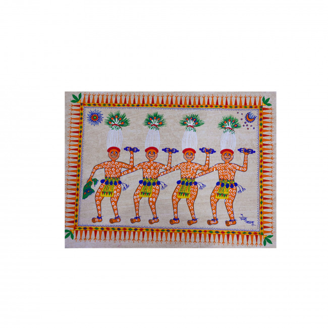 Gond Paper Paintings (14*10 inches)