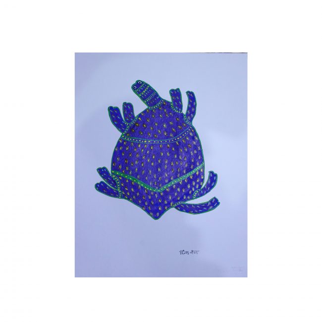Handmade Multicolor Gond Paper Painting
