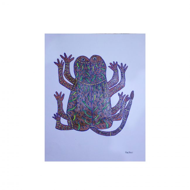 Handmade Multicolor Gond Paper Painting