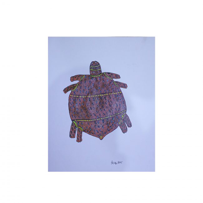 Handmade Multicolor Gond Paper Painting
