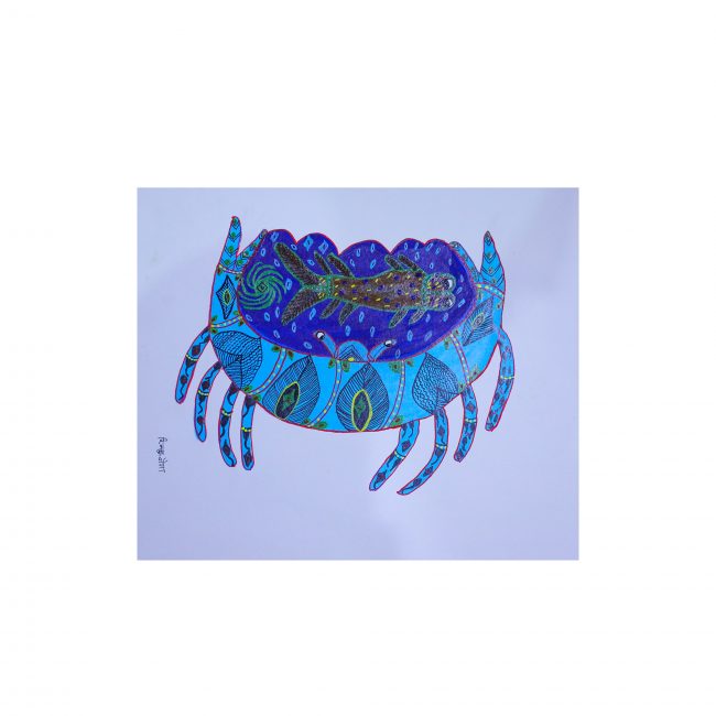 Handmade Multicolor Gond Paper Painting