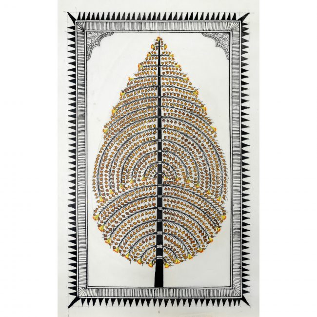 Handmade Multicolor Saura Painting