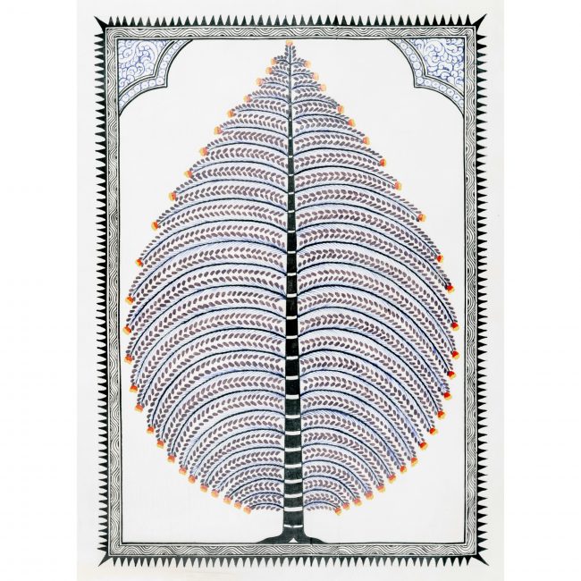 Handmade Multicolor Saura Painting