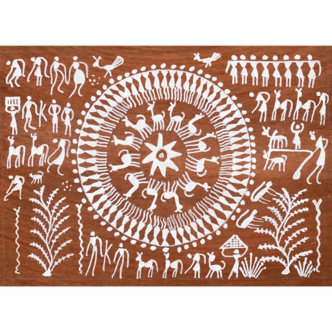 Handmade Multicolor Warli Painting
