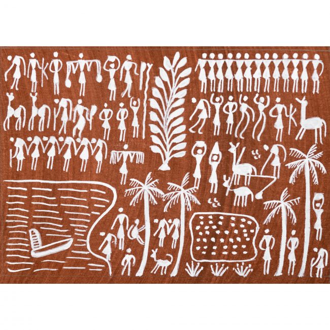 Handmade Multicolor Warli Painting