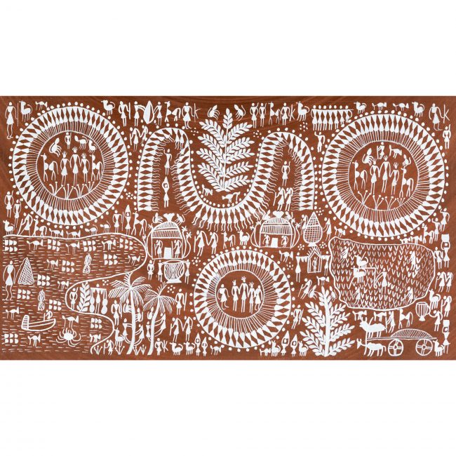 Handmade Multicolor Warli Painting