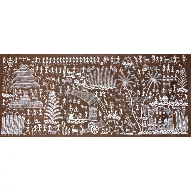 Handmade Multicolor Warli Painting